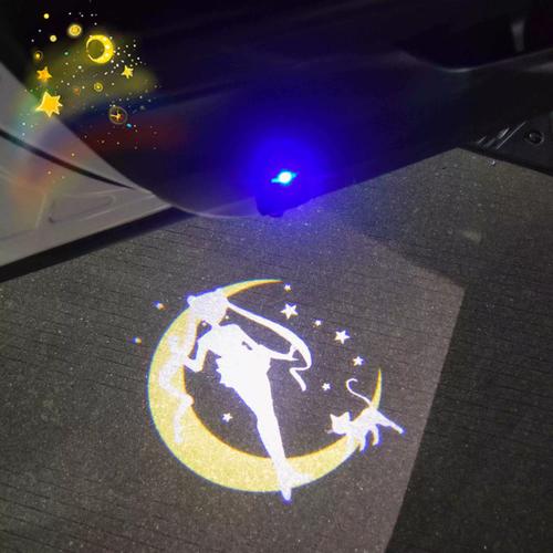 夢(mèng)幻座駕新體驗(yàn) 水冰月主題車載投影燈，駛?cè)朊郎倥畱?zhàn)士的魔法世界